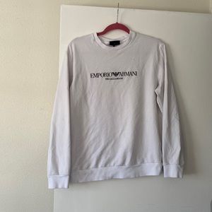 Emporio Armani white sweater
